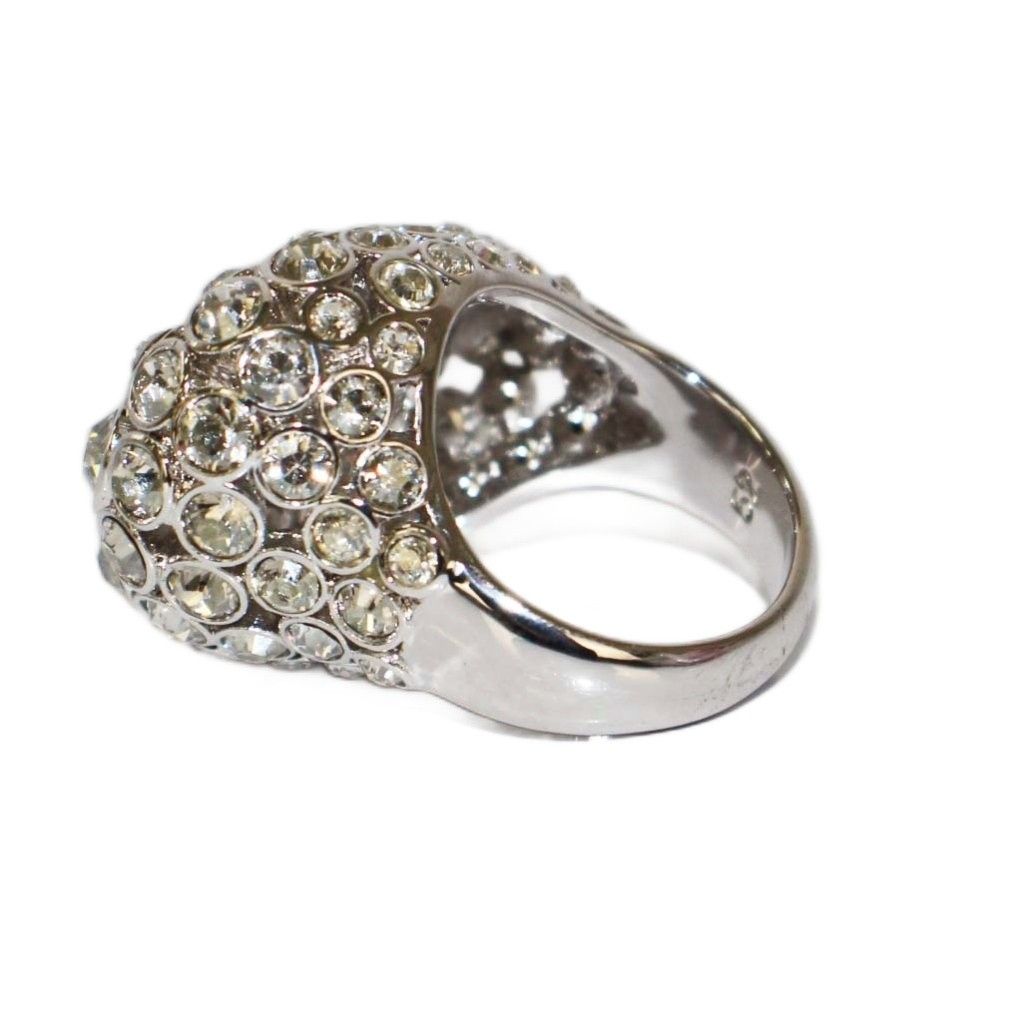 SWAROVSKI(スワロフスキー) リング美品 - シルバー×クリア