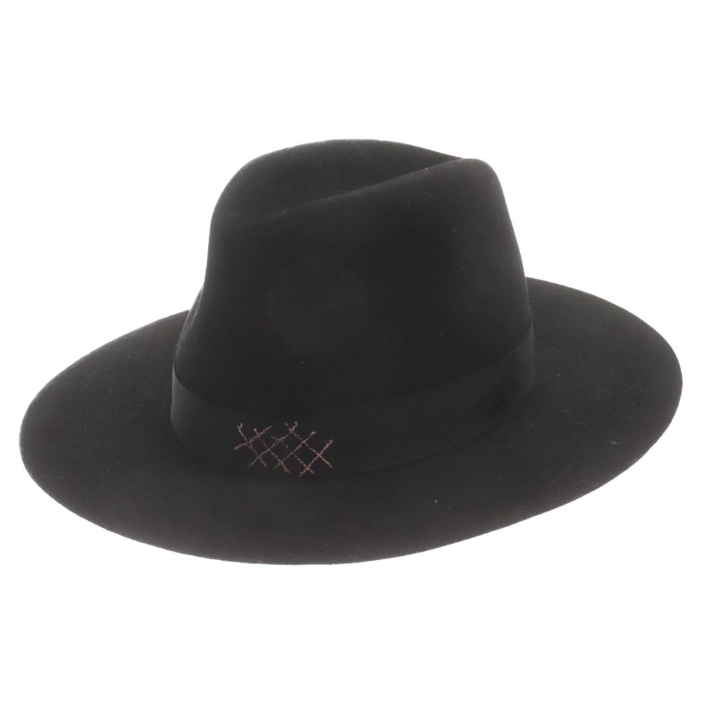 Borsalino (ボルサリーノ) Nick Fouquet ニックフーケ ビーバー ダメージ マッチ棒 中折れハット 帽子 ブラック - メルカリ