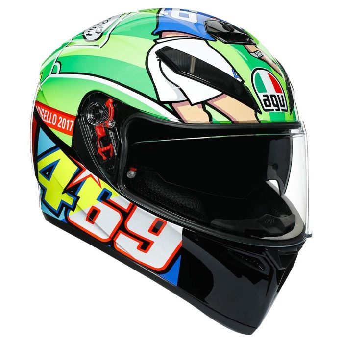 4営業日で発送 エージーブイ Agv K-3 SV ROSSI MUGELLO 2017 ロッシ ムジェロ 2017 M 57-58cm 品番 030190MF009-M