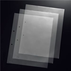 (まとめ) キングジム 透明ポケット エコノミータイプ A4タテ 2穴 台紙なし 103EP-50 1パック（50枚） 〔×30セット〕 キングジム公式ストア 透明ポケット エコノミータイプ30穴 103EDP