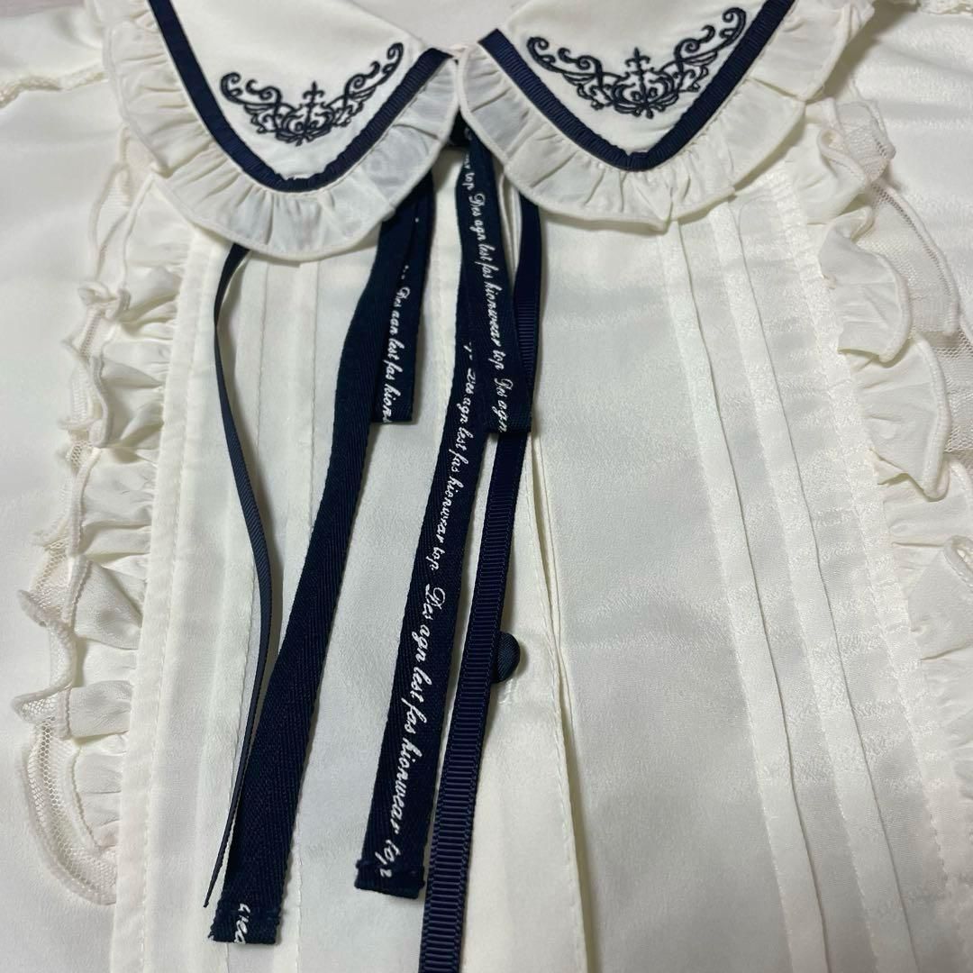 axes femme アクシーズファム Mサイズ シャツ アイボリー 薄手 - メルカリ