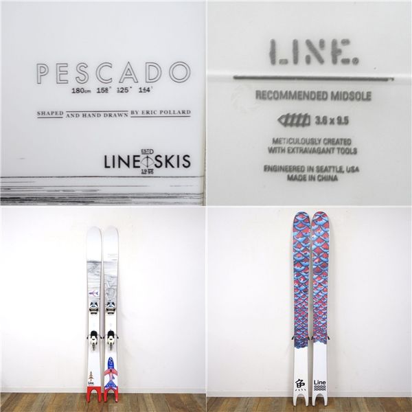 LINE PESCADO、180cm、158/125/144、R19、未使用 極美品 ライン LINE PESCADO 180cm 125mm ビンディング - メルカリ
