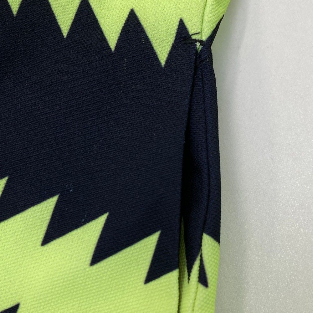 サイズ：2 WAAC ワック ノースリーブ ワンピース ボーダー柄 ブラック