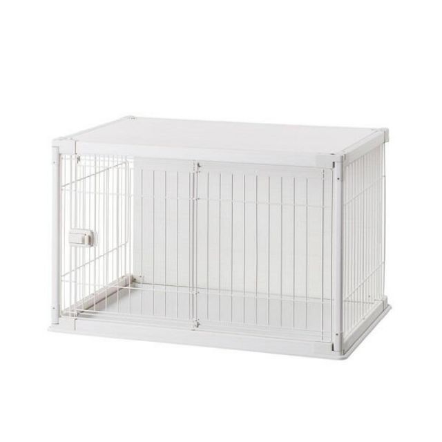 アイリスオーヤマ インテリアウッディサークル PIWS-960 ホワイト 超小型犬 小型犬用 ペットサークル ケージ