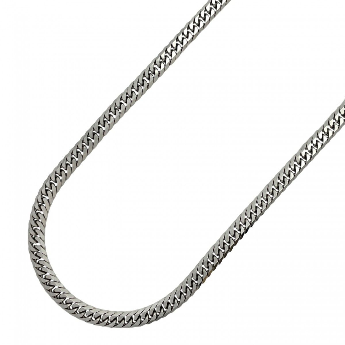 5khe006】喜平 ネックレス Pt850 プラチナ 6面 ダブル 50.2cm 30.4g  