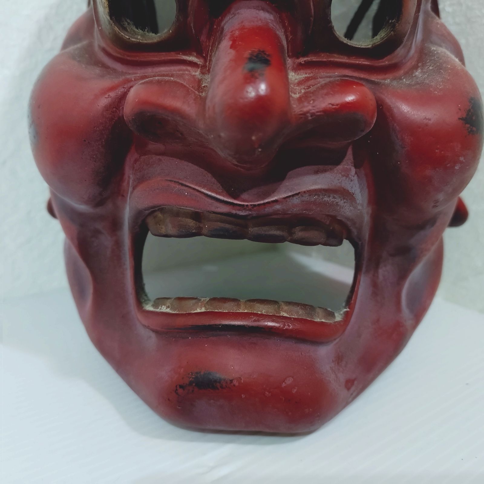 仁王面 金剛力士像 魔除け 骨董美術品 面飾り 縁起物 置物 インテリア Amazon.co.jp: 『金剛力士像』仁王像 ブロンズ 仮面 火炎光背