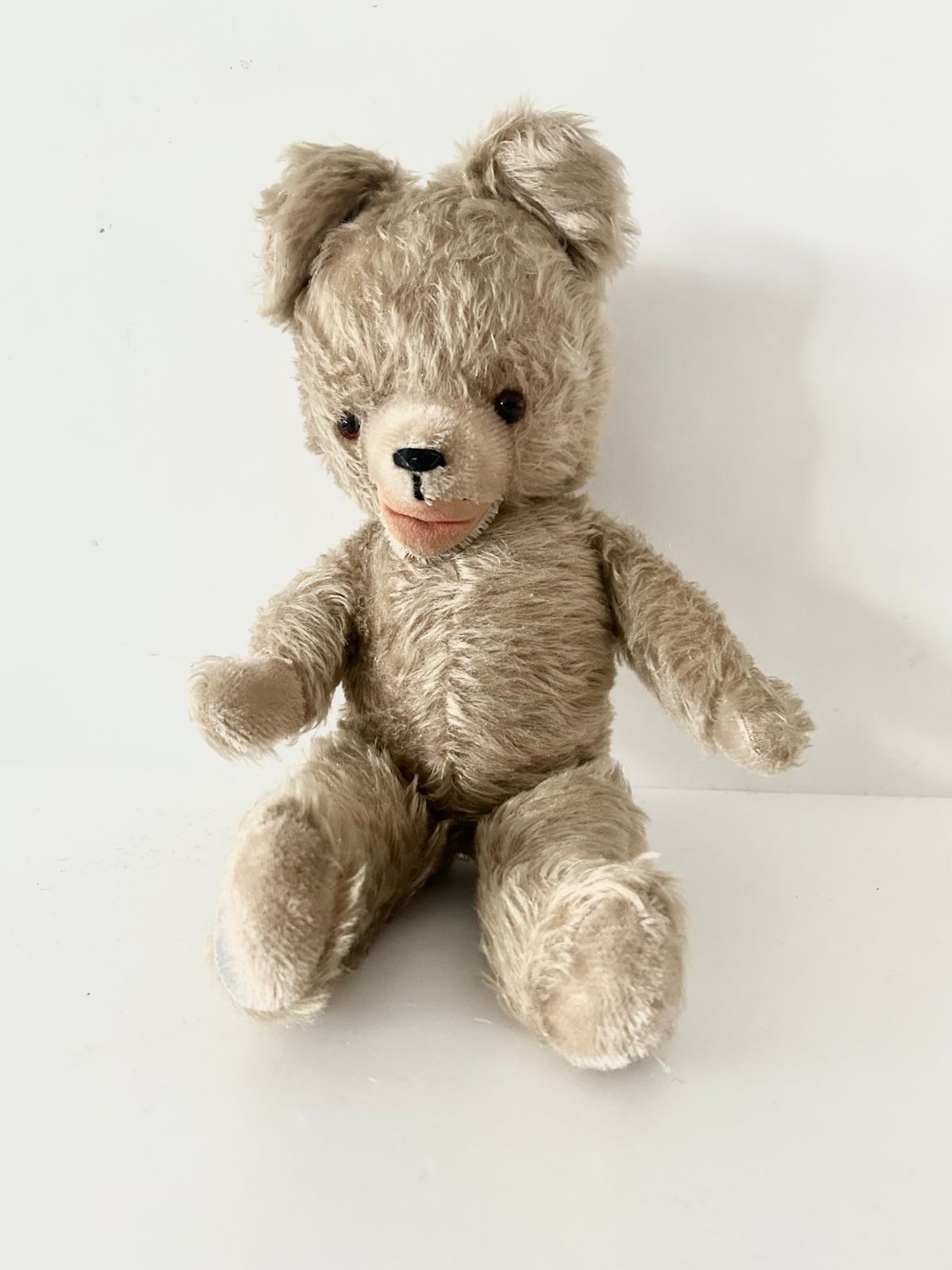 Germany Vintage】ハーマン社 オープンマウスベア ぬいぐるみ 小 ④