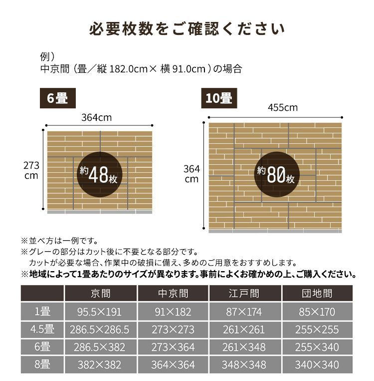 48枚セット 約６畳分