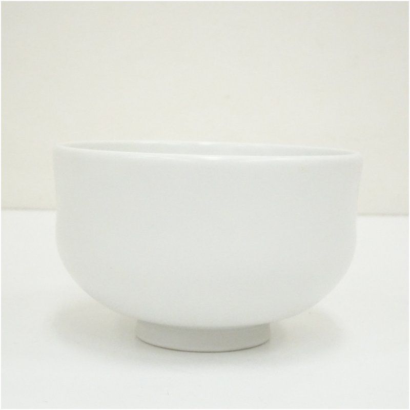 出石焼 小嶋昇山造 白磁茶碗（共箱） 茶道 抹茶 おしゃれ 抹茶