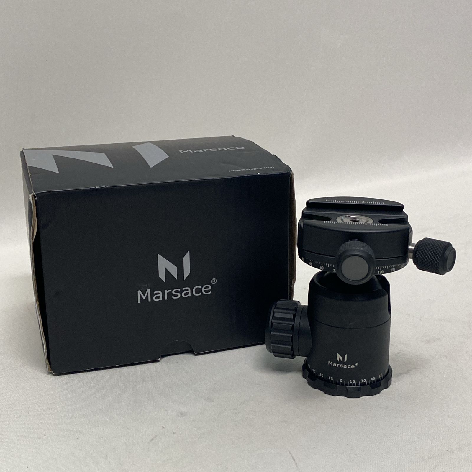 浜館64-564 店舗併売品 Marsace マセス 自由雲台 パンニングクランプ付 FB-1R 品