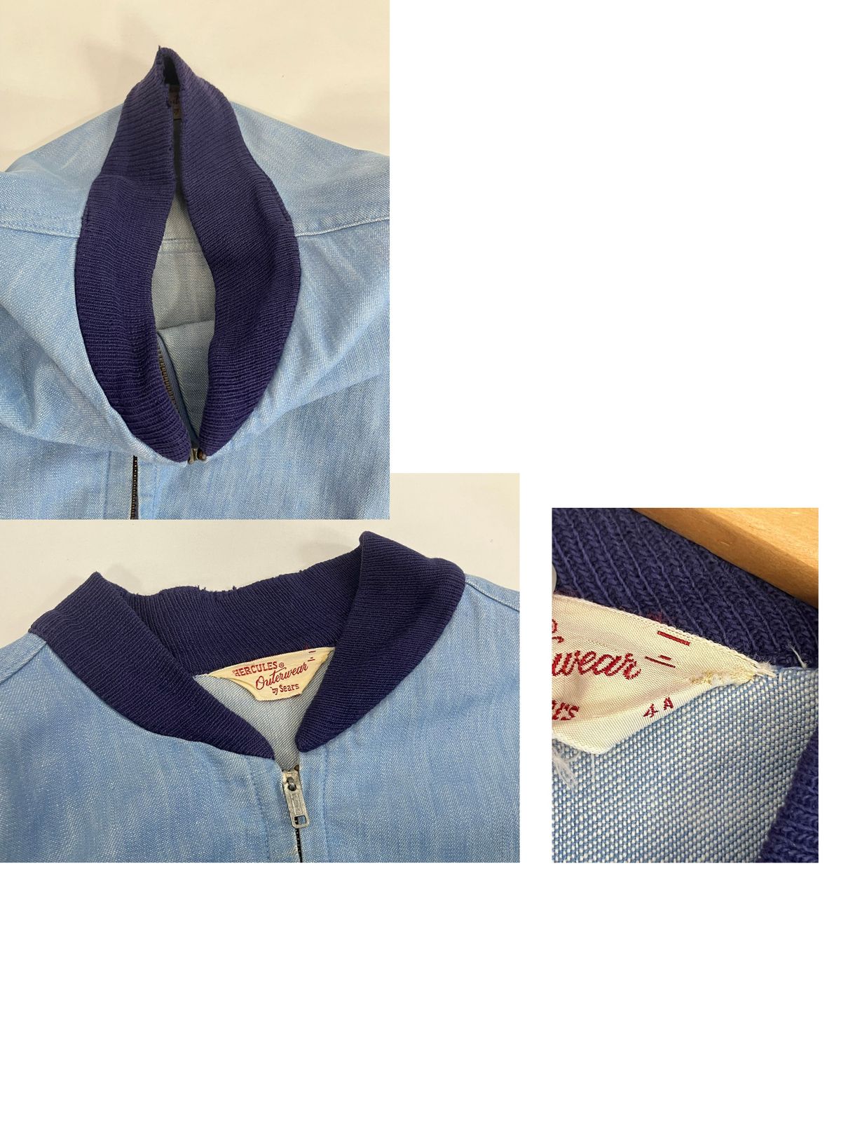 50s HERCULES シャンブレージャケット　シアーズ　ヴィンテージ　60s 50s HERCULES シャンブレージャケット シアーズ ヴィンテージ 60s