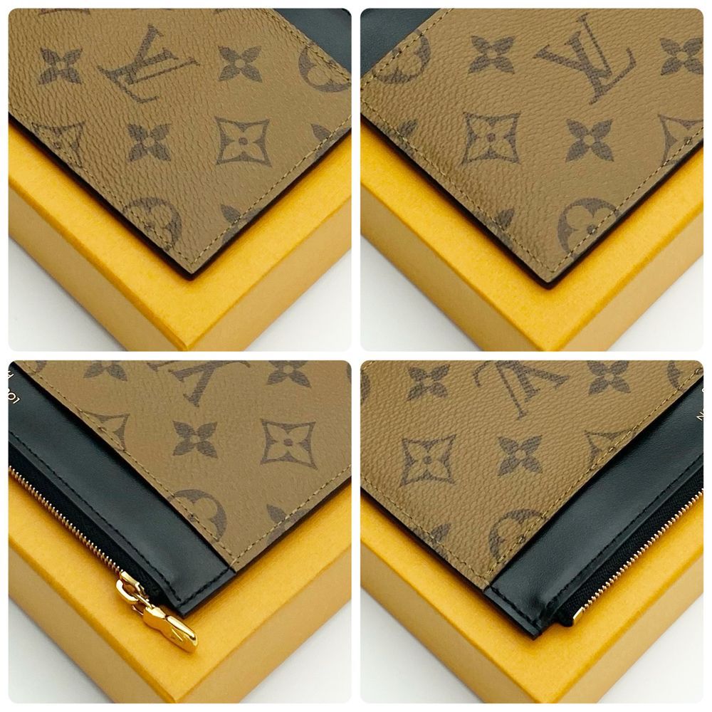 最高峰品】ルイヴィトン LOUIS VUITTON モノグラム リバース スリム  