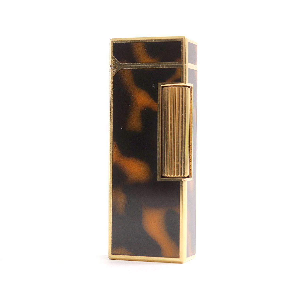 良品◇dunhill ダンヒル ラッカー マーブル柄 ローラー式 ガスライター 