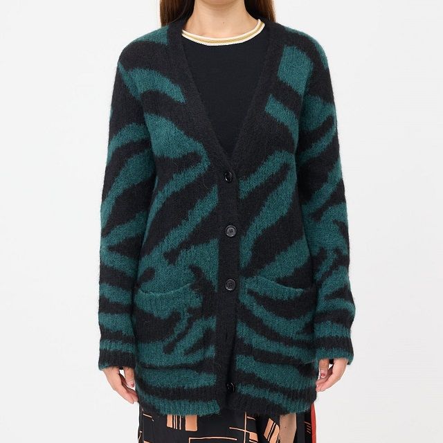 ドリスヴァンノッテン DriesVanNoten ロングカーディガン 新品 DRIES VAN NOTEN ドリスヴァンノッテン 22AW NAULOT 5704