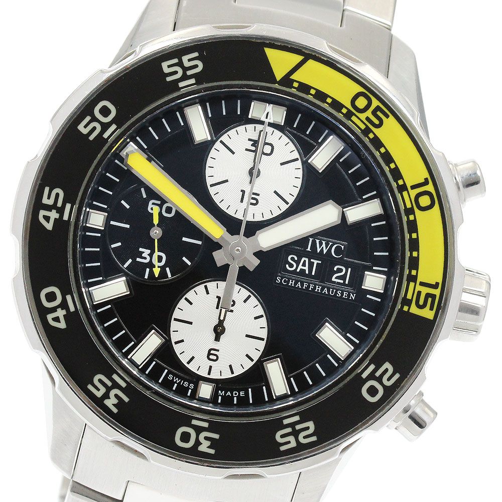 IWC IWC SCHAFFHAUSEN IW376701 アクアタイマー クロノグラフ デイデイト 自動巻き メンズ_910720