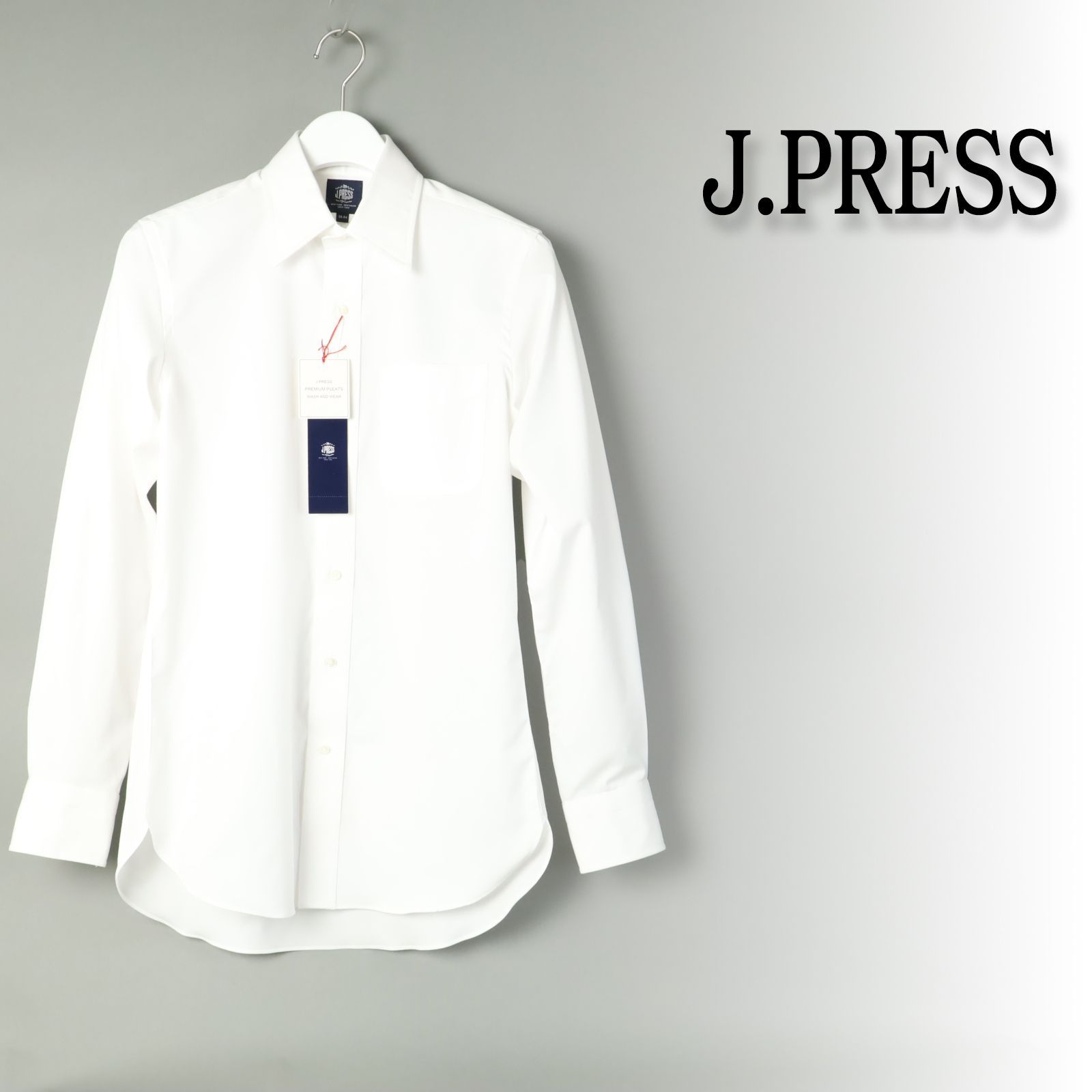 316 新品 ジェイプレス ピンオックス ドレスシャツ レギュラー 38-84 新品 J.PRESS ジェイプレス 定番 ピンオックス ドレスシャツ