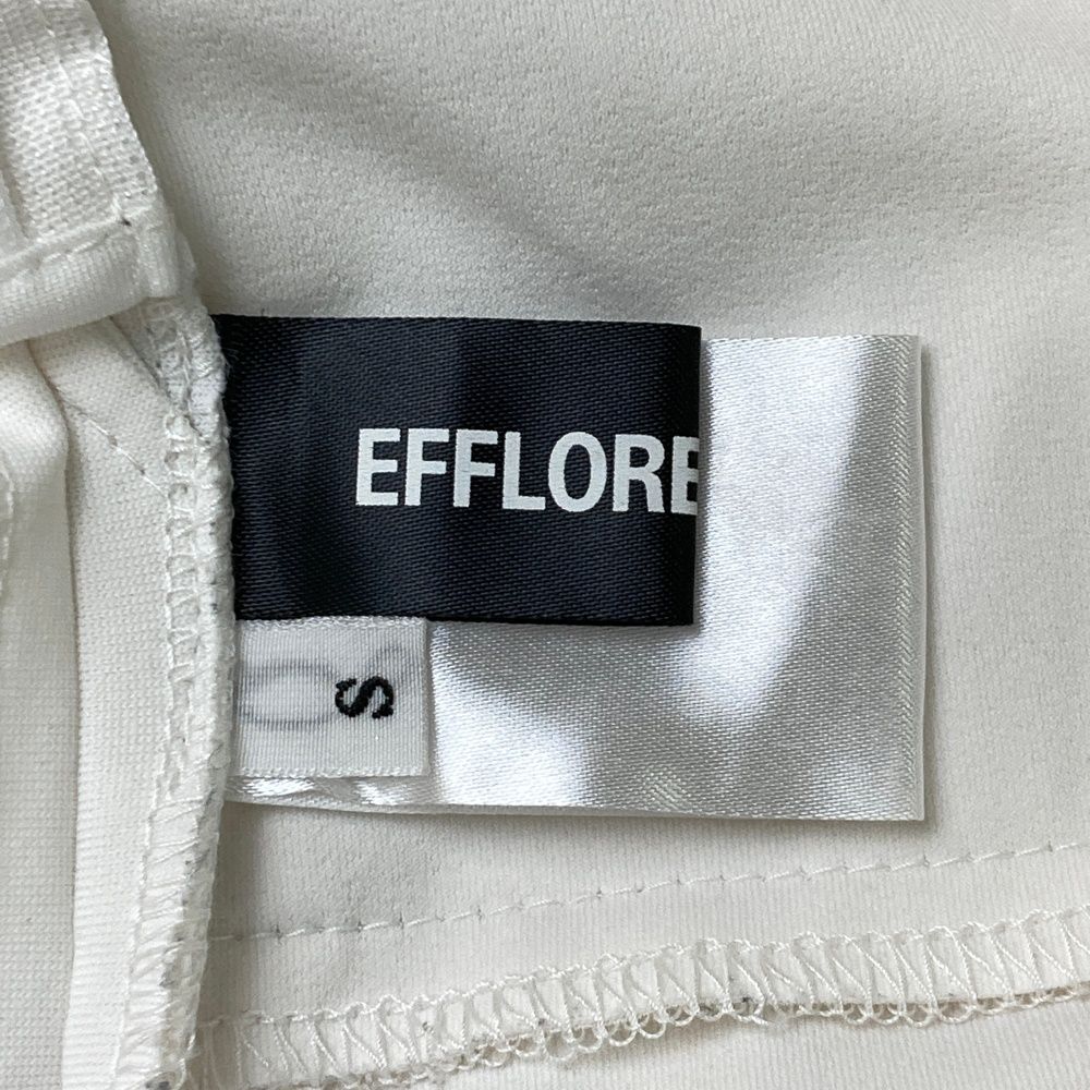 サイズ：S EFFLORESCENCE エフロレッセンス  インナー付き ストレッチスカート  ホワイト系 [240101480624] ゴルフウェア レディース ストスト EFFLORESCENCE エフロレッセンス インナー付き ストレッチ