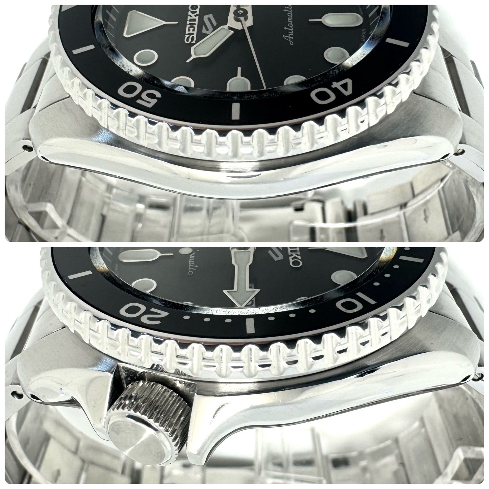 腕時計 メンズ セイコー 5スポーツ SBSA005 4R36-07G0 自動巻 黒