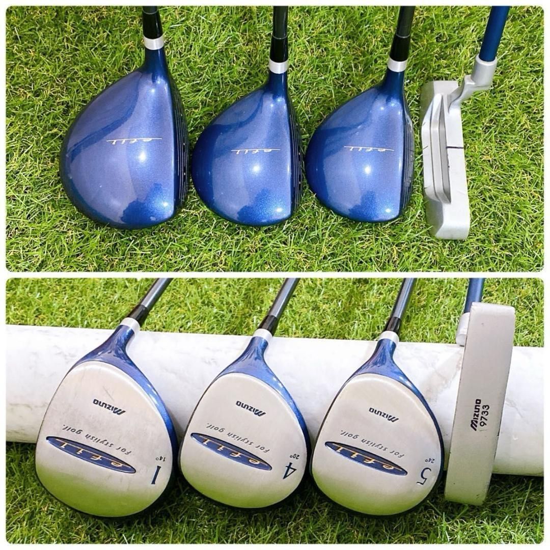 MIZUNO ミズノ　レディースゴルフクラブセット　フレックスL 右利き　初心者 MIZUNO - MIZUNO ミズノ レディースゴルフクラブセット