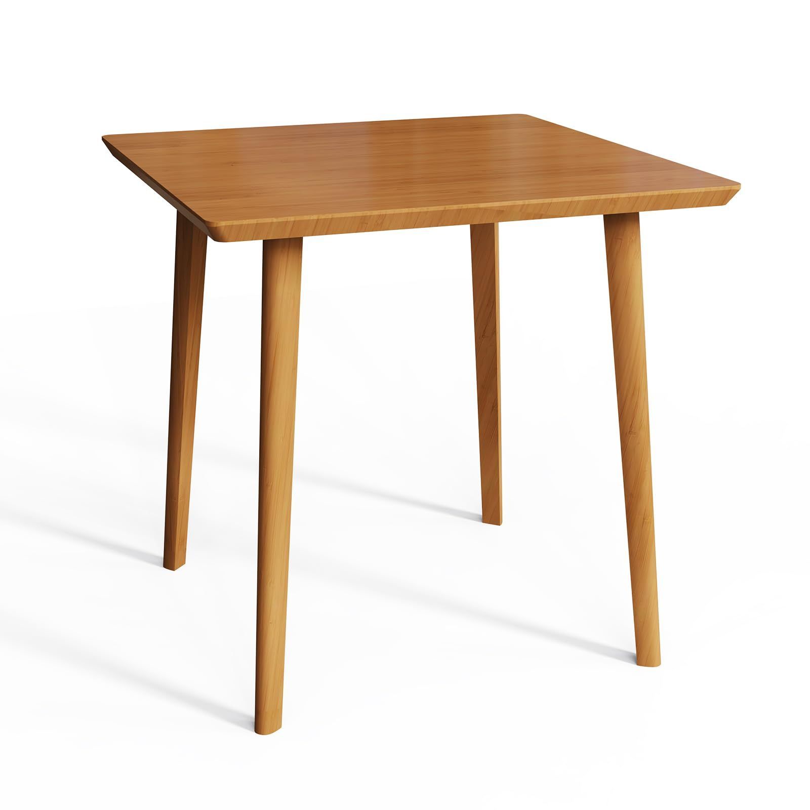 ダイニングテーブルセット 2人用 75cm角正方形 ブラウン 天然木 PVC張 楽天市場】ダイニングテーブル 75幅 単品 2人用 テーブル 正方形