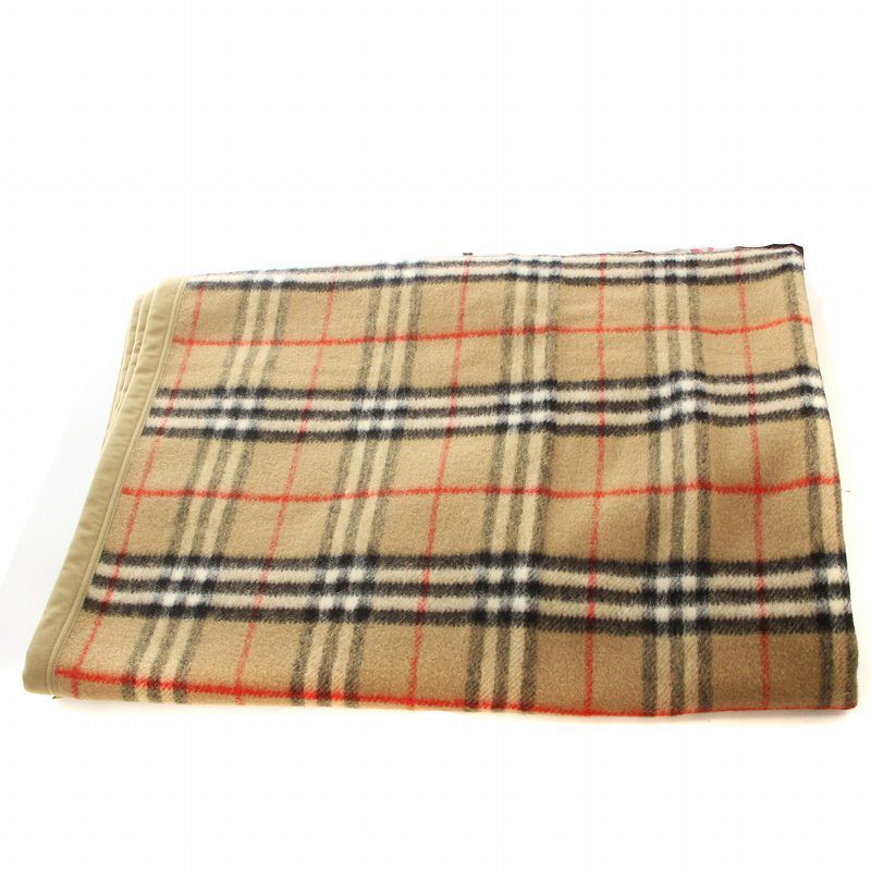 BURBERRY　バーバリーズ　ウール　シングル毛布　ノバチェック　西川産業 BURBERRY - バーバリー BURBERRY 綿100% 日本製 西川産業 ノバ