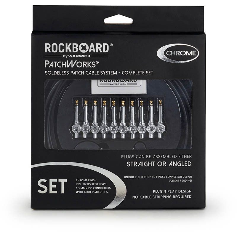 RockBoard by WARWICK/PatchWorks Set Chrome パッチケーブル