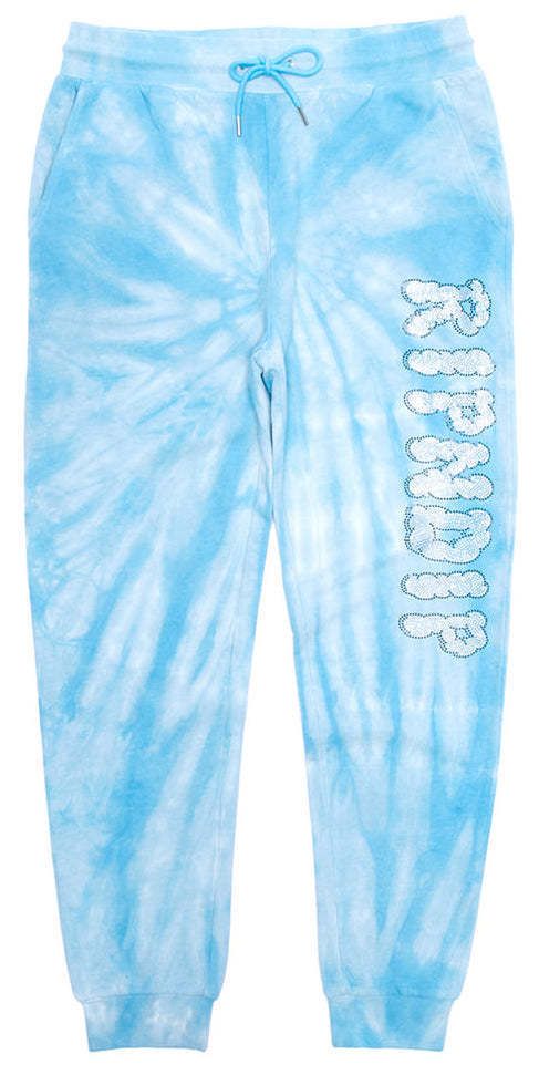 Ripndip Sent From Heaven Sweatpants Light Blue Spiral Dye M スウェットパンツ