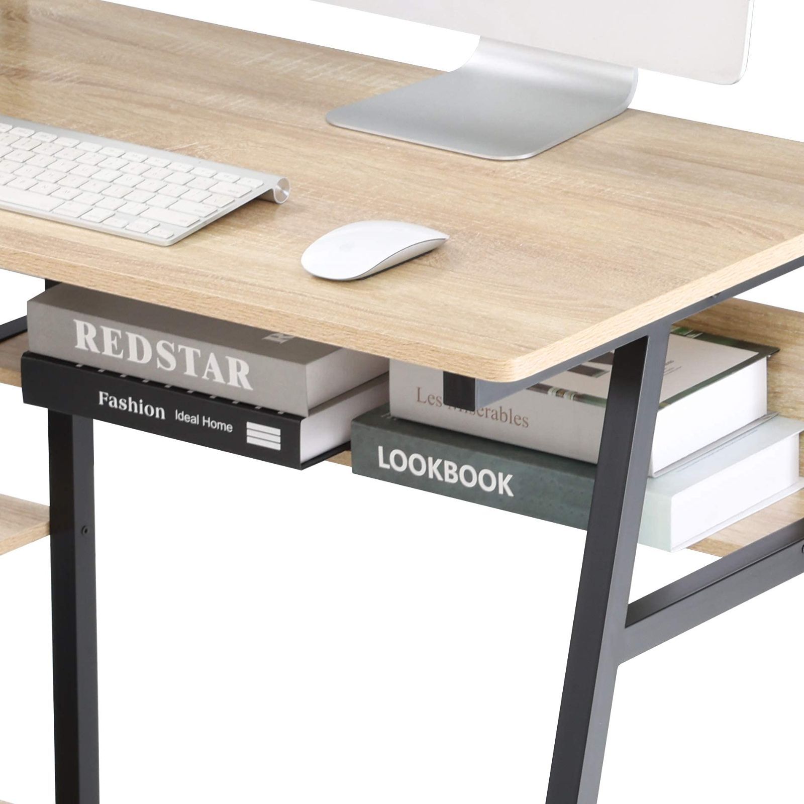 パソコンデスク ラック付きデスク FITUEYES 幅103cm pcデスク