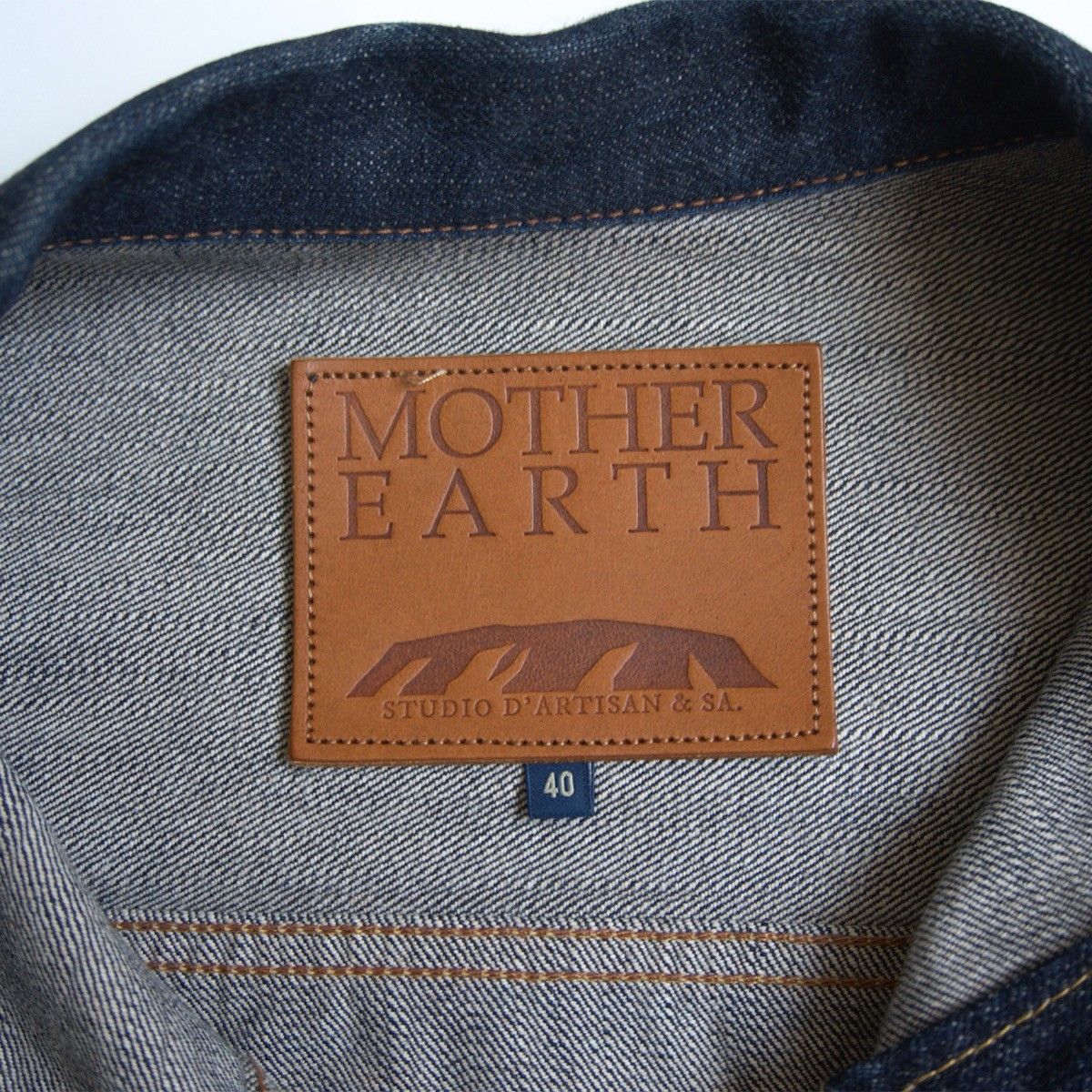 STUDIO D’ARTISAN【MOTHER EARTH デニム ジャケット】 雰囲気抜群】STUDIO D'ARTISAN【MOTHER EARTH デニム ジャケット