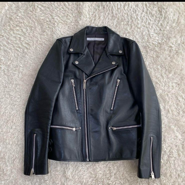 極美品!JOHN LAWRENCE SULLIVAN レザージャケット 牛革 サイズ 極美品!JOHN LAWRENCE SULLIVAN レザージャケット 牛革 サイズ