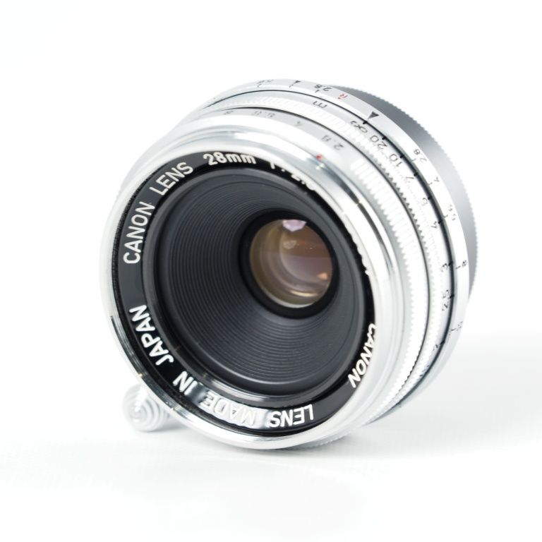 Canon 28mm f2.8 Lens LTM L39 キヤノン ライカL39マウント 前後純正