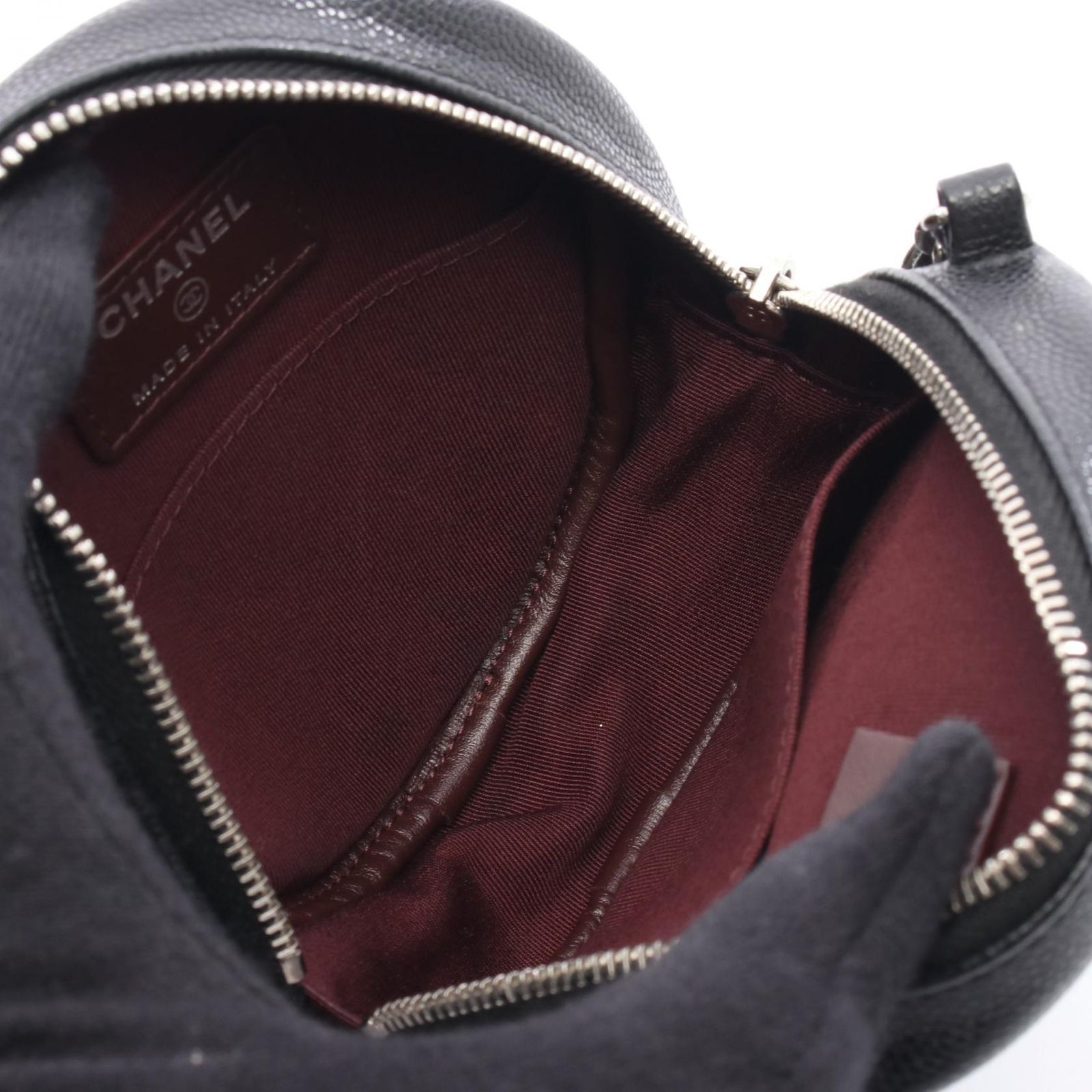 シャネル CHANEL ショルダーバッグ マトラッセ AP0245 ブラック カーフ 