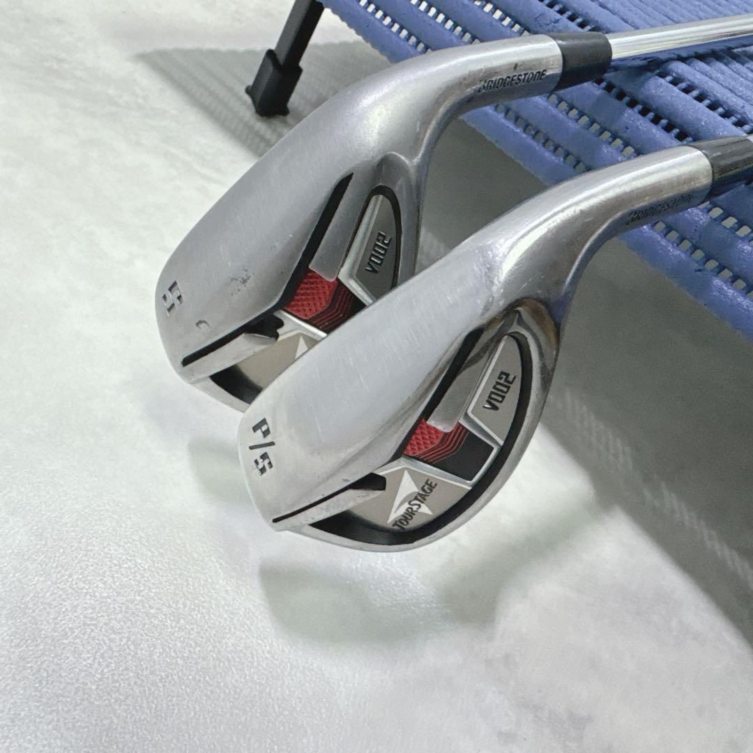 新品グリップ ブリヂストン ツアーステージ V002 PS SW 2本アイアン 新品グリップ ブリヂストン ツアーステージ V002 PS SW 2本アイアン