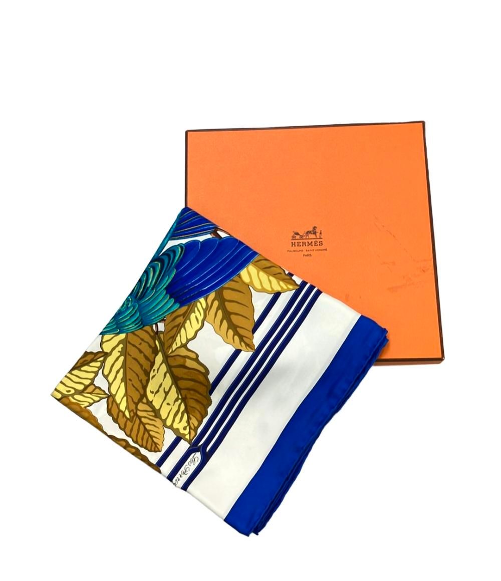 Hermès スカーフ カレ90 Les Perroquets HERMES エルメス スカーフ カレ90 Les Perroquets オウム シルク