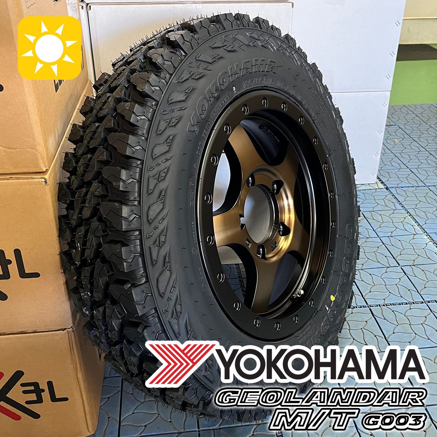 ジムニー JB64 JB23 タイヤホイールセット 新品4本セット ヨコハマ 