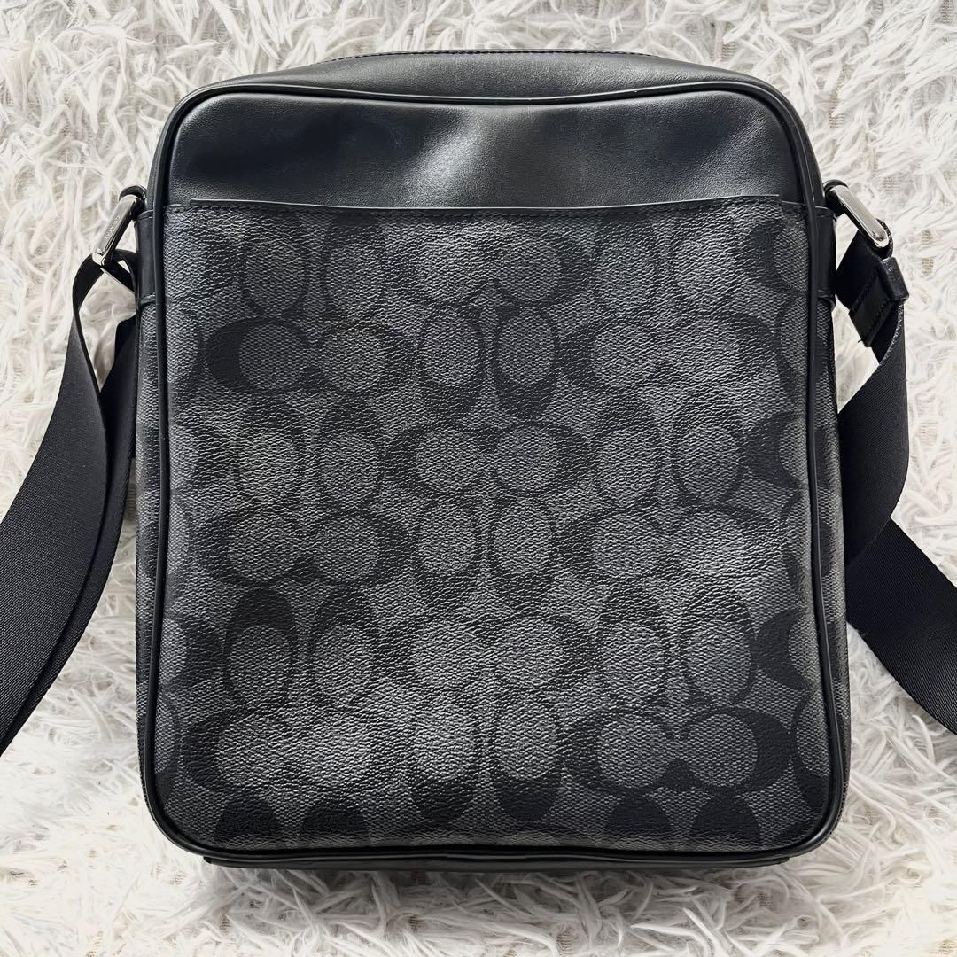 ✨美品✨COACH コーチ シグネチャー フライトバッグ クロスボディ 斜め掛け COACH 新作セール コーチ C8487 バック ショルダーバッグ 斜め