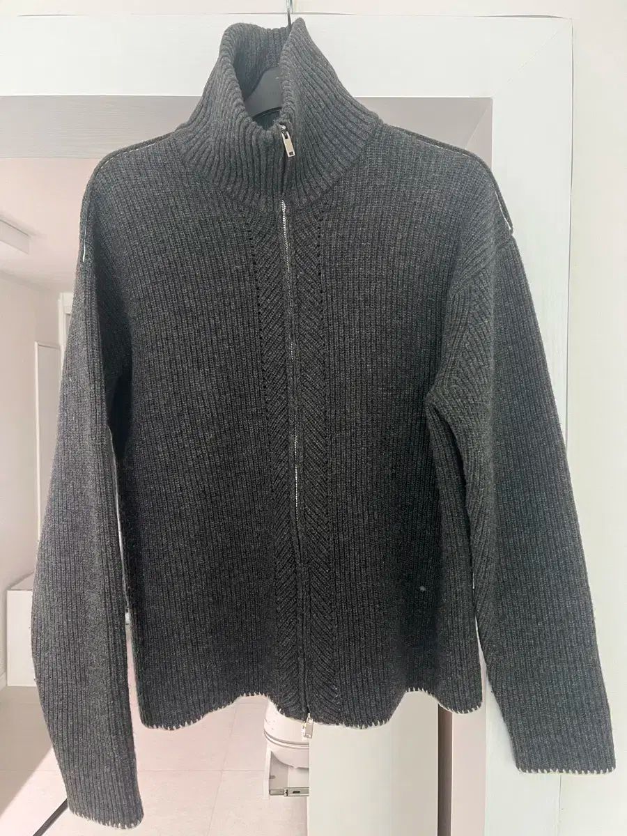 MARTIN PLAN(マーティンプラン) ジップアップ ニット セーター グレー XL