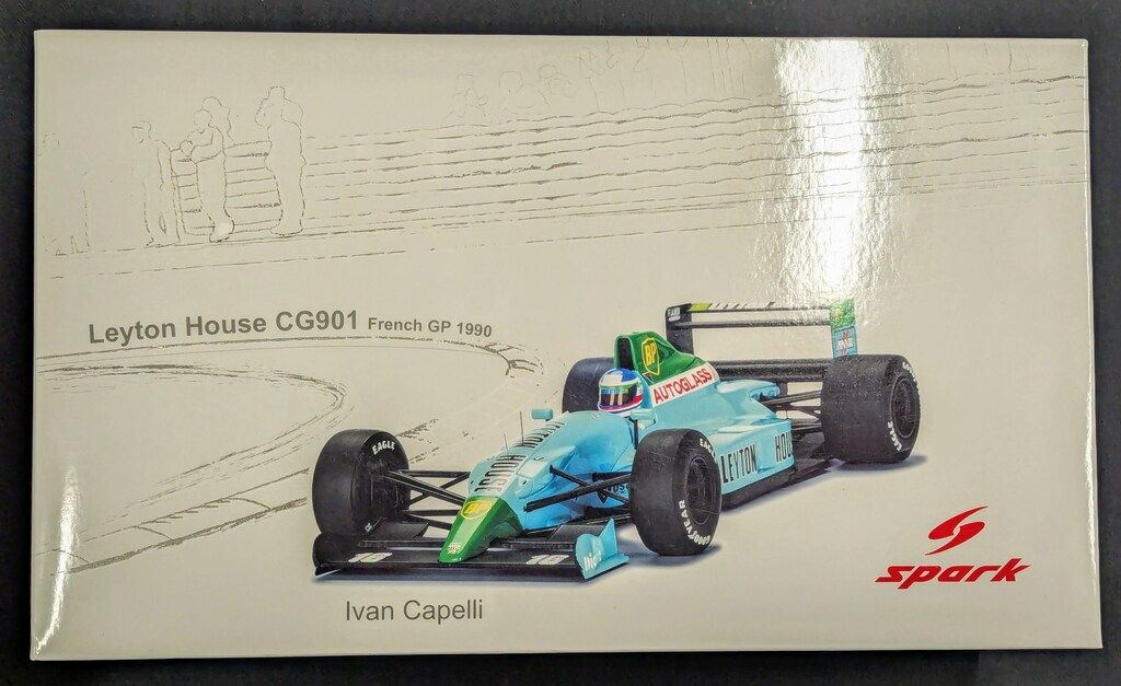 Leyton House CG901 1990 フランスGP 1:18スケール Spark 1:18 Ivan Capelli Leyton House CG901 #16 2nd France GP