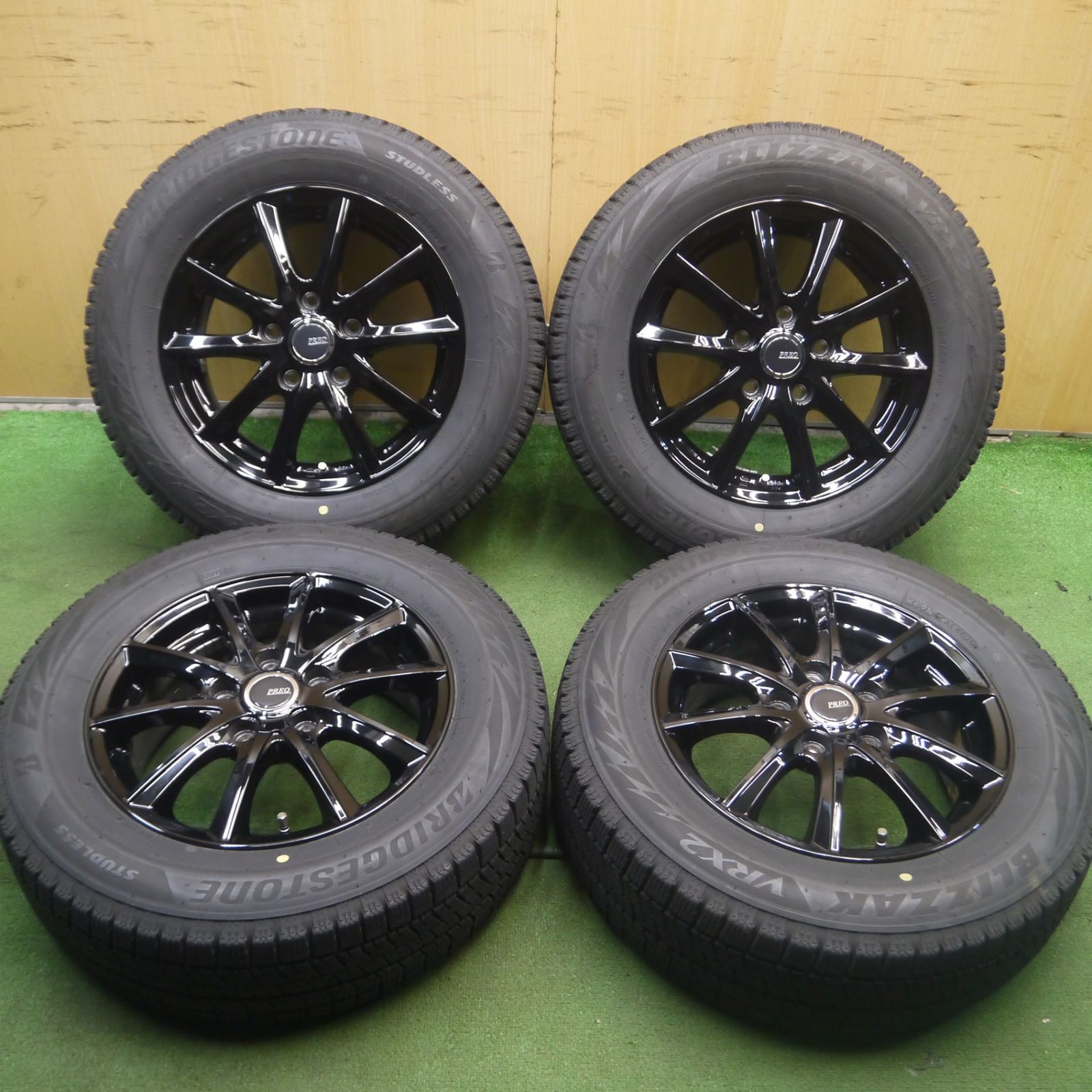 送料無料* バリ溝！20年！キレイ！8.5分☆スタッドレス 195/65R15 ブリヂストン ブリザック VRX2 PREO プレオ 15インチ  PCD114.3/5H☆4021905Hス - メルカリ