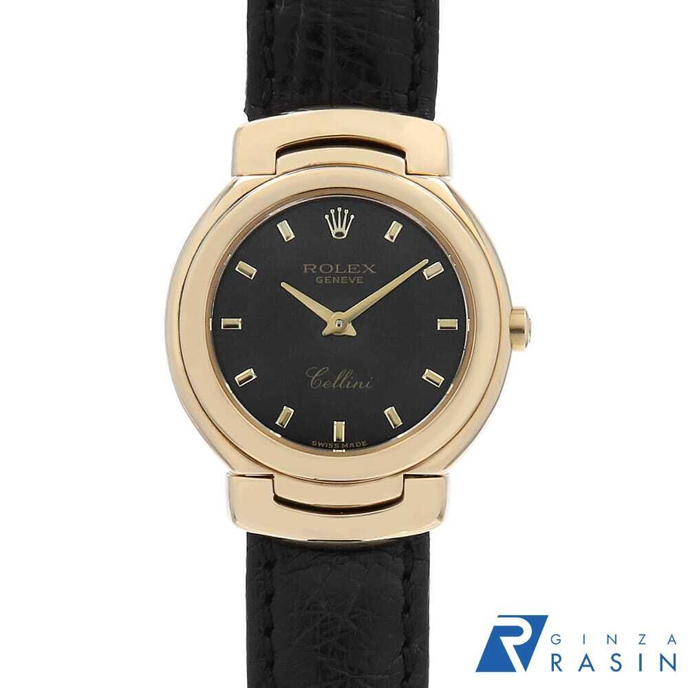 ロレックス チェリーニ 6621/8 ブラック プリントコンピューター E番  