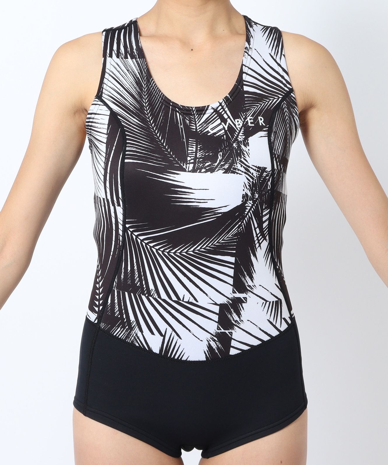 ムラスポ公式 CYBER サイバー SWIM JANE 1mm スイムジョン レディース サーフィン ウェットスーツ 夏用 ムラサキスポーツ GETSMS_ONE