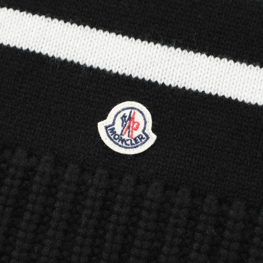 送料無料 155 MONCLER モンクレール 3C00012 M1127 ブラック マフラー カシミヤ混合 SCIARPA 155 MONCLER モンクレール 3C00012 M1127 ブラック マフラー カシミヤ