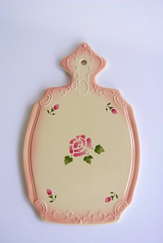 レア　マニー　ローズ　トレー マニーローズ 陶器 壁掛けフライパントレー - 「フランス雑貨
