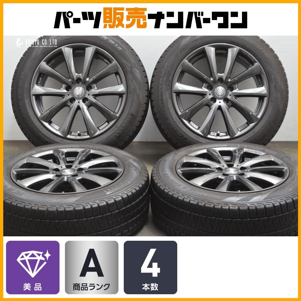 美品】クリムソン チームスパルコ 18in 8J +30 PCD112 ピレリ アイス 