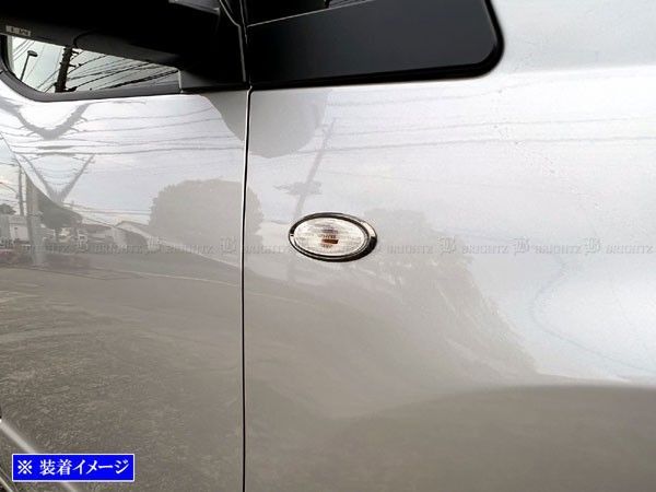 デリカバン BVM20 ブラックメッキサイドマーカーリング Dタイプ