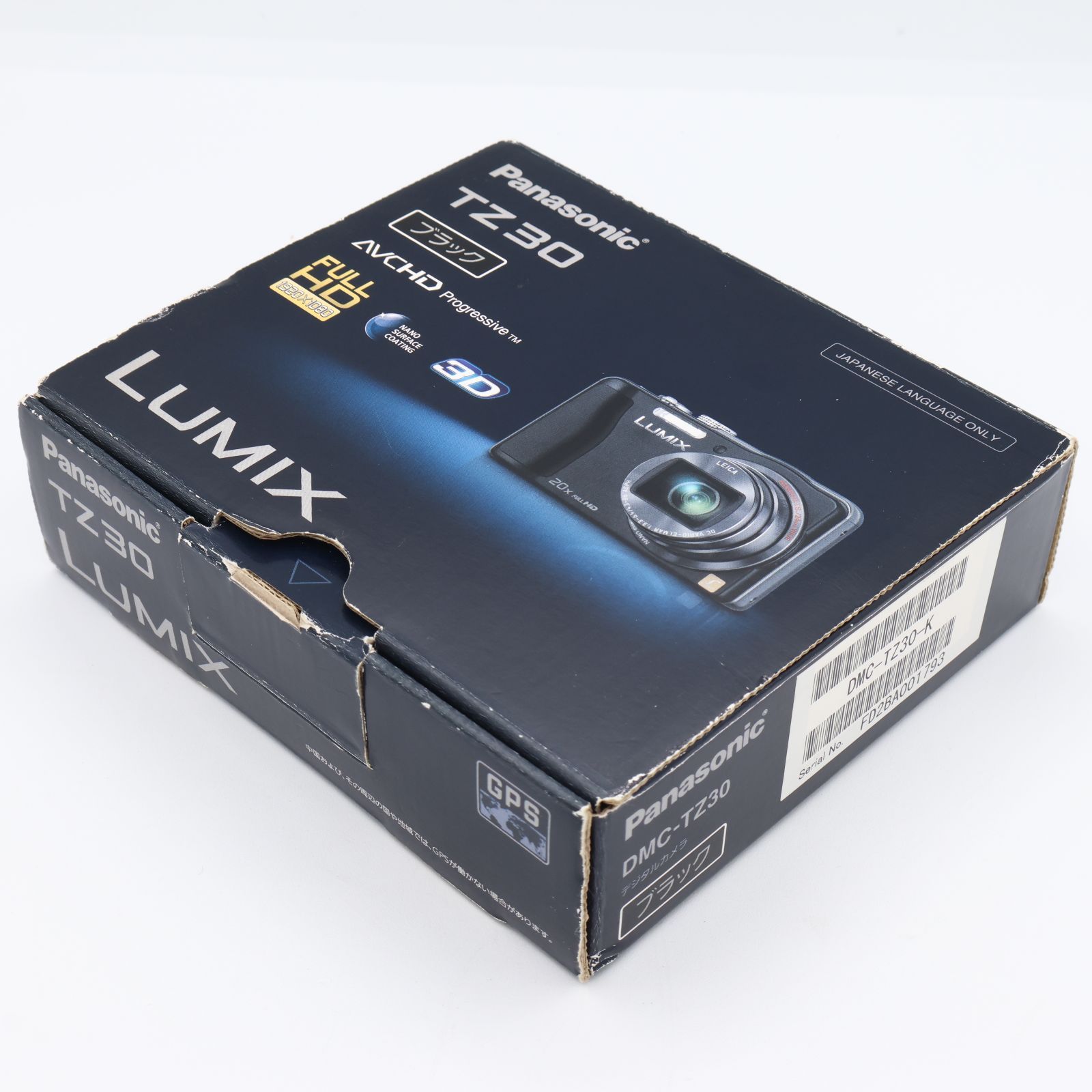 パナソニック デジタルカメラ LUMIX(DMC-TZ30) ブラック☆予備