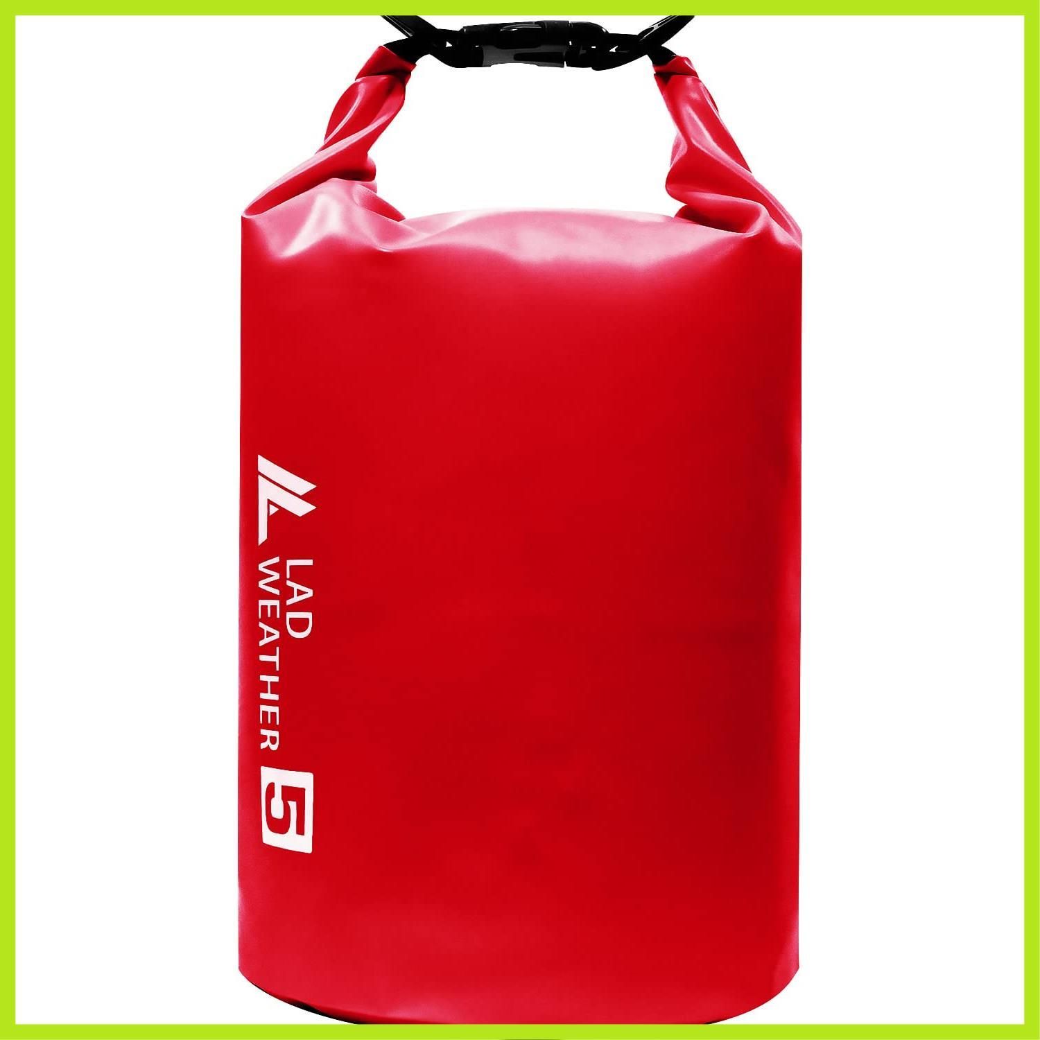 大人気』20L ドライバッグ 5L 2WAY 3WAY 完全防水 防水 バッグ リュック 防水バッグ メンズ レディース 軽量 釣り 旅行 海  [ラドウェザー] ジム スポーツ アウトドア (レッド 5L) - メルカリ