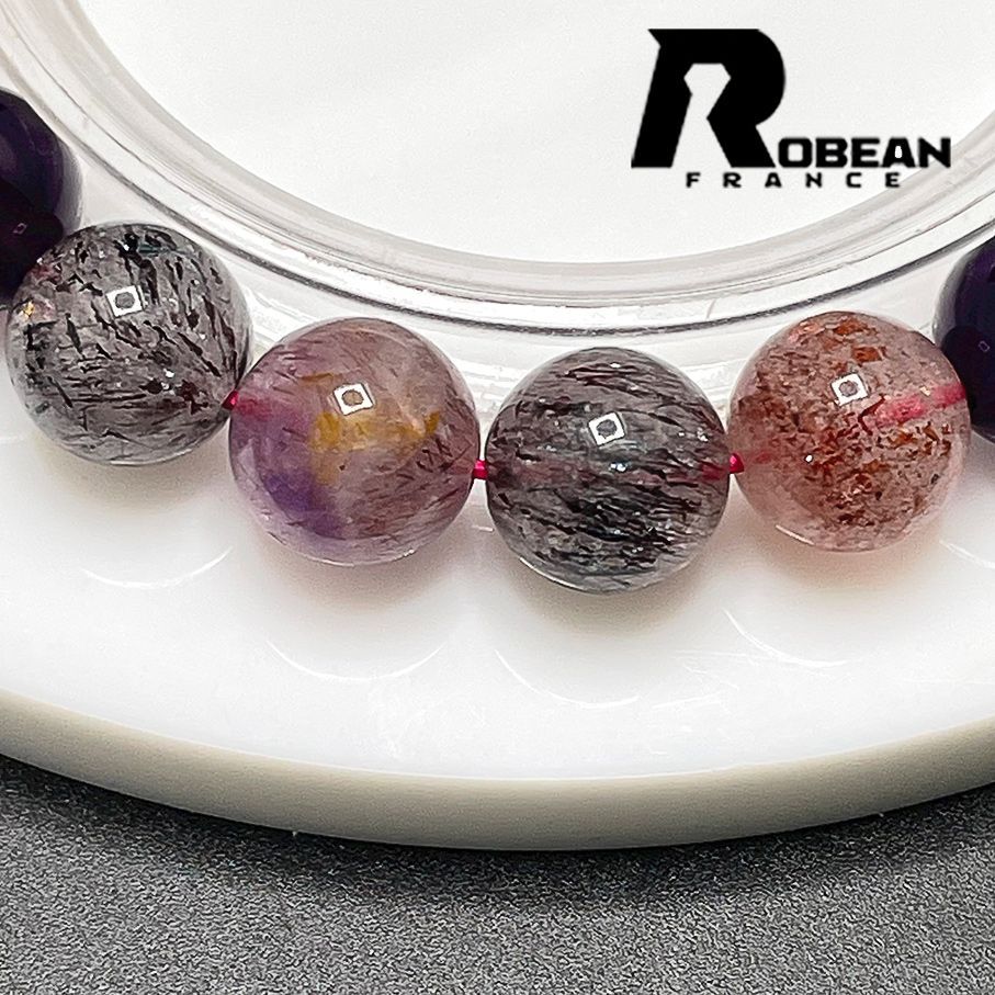 貴重 EU製 定価9万円☆ROBEAN・スーパーセブン☆パワーストーン 