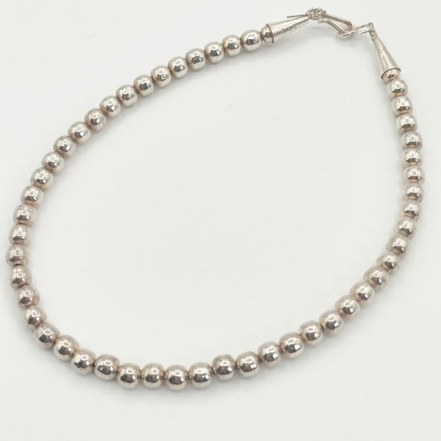 ERICKA NICOLAS BEGAY エリッカニコラスビゲイ シャイニーシルバーネックレス 5mm|40cm シルバー925 ネックレス シルバー レディース 5-1012G∞