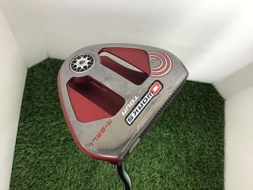 オデッセイ O WORKS TOUR RED R-BALL 34インチ パター PT スチール フレックスその他 メンズ 男性用 右利き 右用 Dランク ゴルフクラブ